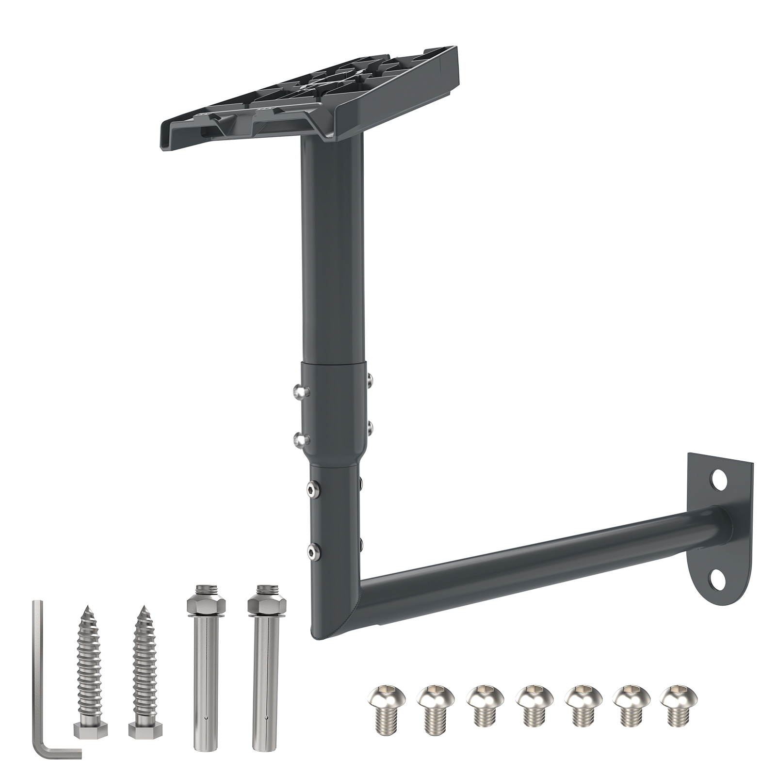 Cozytto Pole Mount Kit Compatible with Starlink Gen 3 Standard Dish, Heavy Duty Premium Aluminum Bracket for Antenna Installation