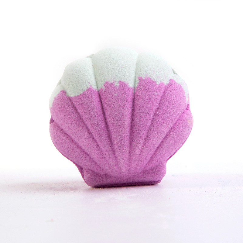 Mermaid Bath Bombs Essential Oil Bubble Fizzy Bath Salt Balls Shell Shaped With Bracelet Inside Kids Girls Christmas Birthday Gift Bath Bomb Gifts
