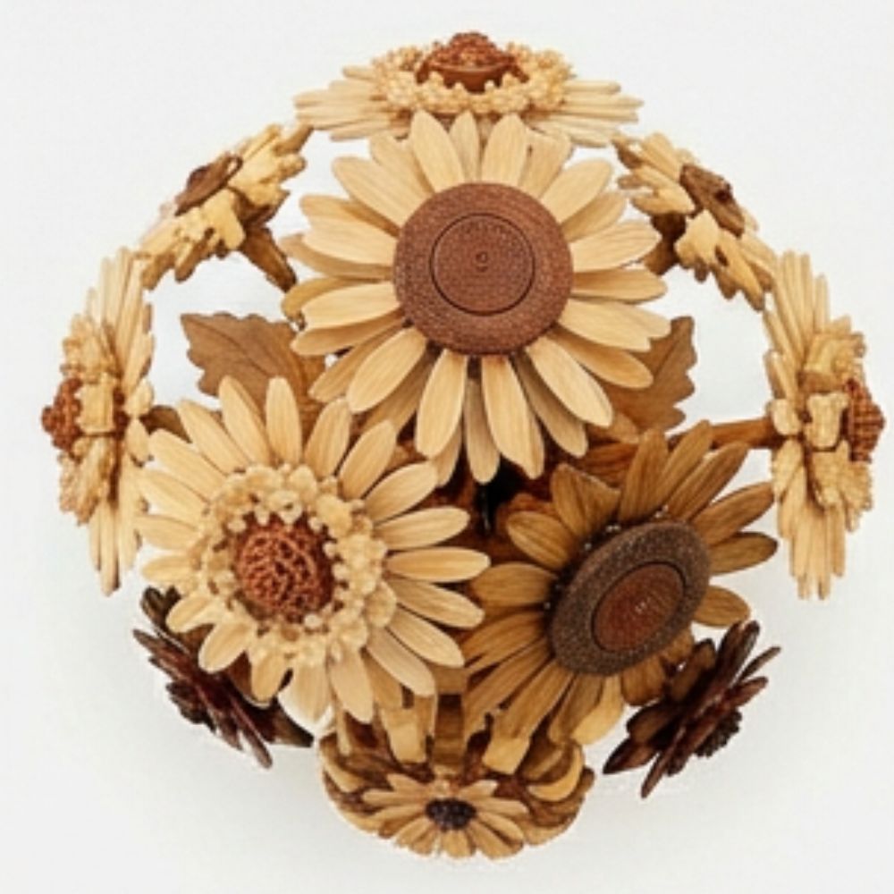 Sunflower Building Set Flowers with Vase Van Gogh Botanical Collection 1009pcs Compatible with Lego Ideal for Home and Office Decor Art Lover's  Gift