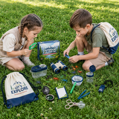 Outdoor Explorer Kit for Kids, Bug Catching Kit STEM Nature Exploration Toys, Camping & Hiking Educational Gift for Boys Girls Ages 3-8