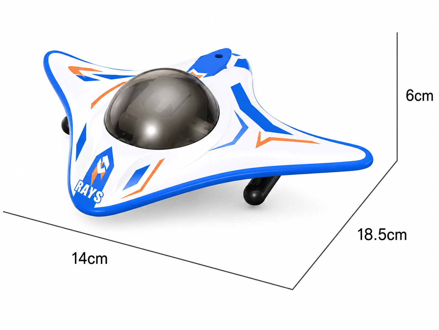RC Underwater Camera Toy for Pool, Remote Control Submersible Explorer, Waterproof Swimming Toy for Kids & Outdoor Water Play