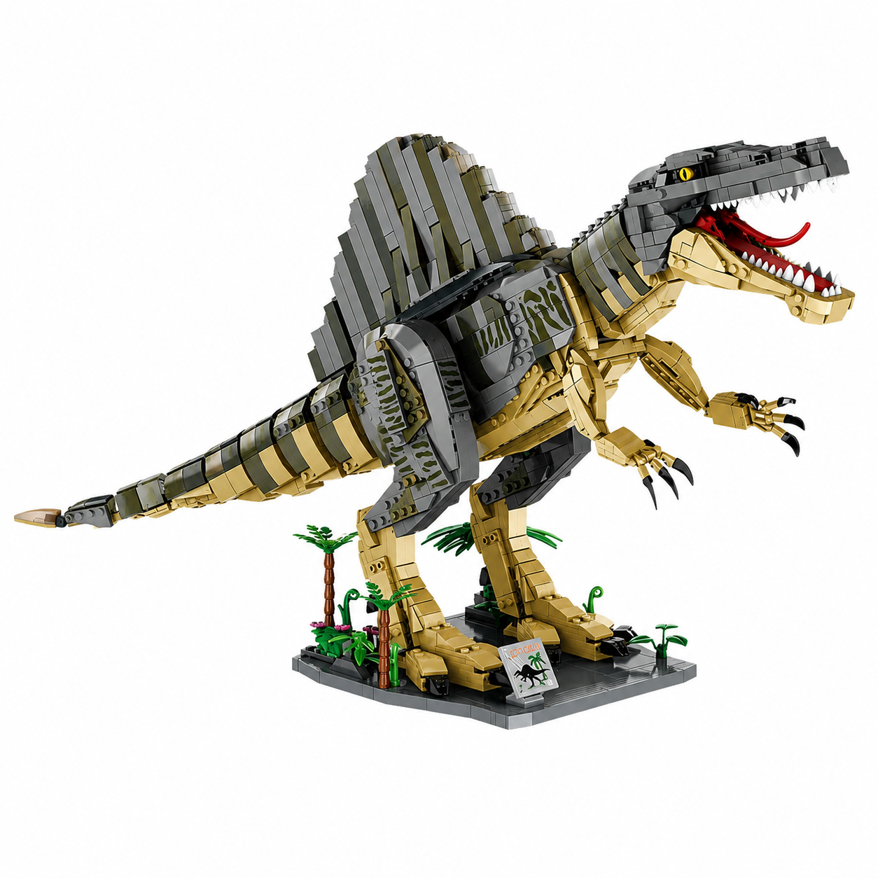 2005-Piece Dinosaur Building Blocks Set, Prehistoric Construction Toy for Kids Ages 6+, STEM Gift for Boys & Girls