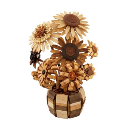 Sunflower Building Set Flowers with Vase Van Gogh Botanical Collection 1009pcs Compatible with Lego Ideal for Home and Office Decor Art Lover's  Gift