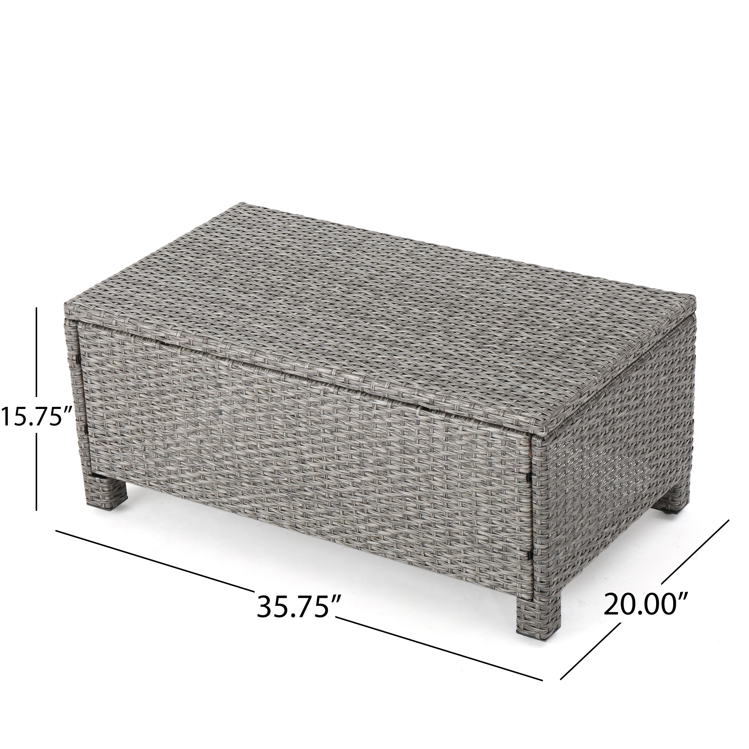 4-Piece Patio Wicker Sofa Set – Loveseat + 2 Club Chairs + Table – All-Weather, Water-Resistant Outdoor Furniture