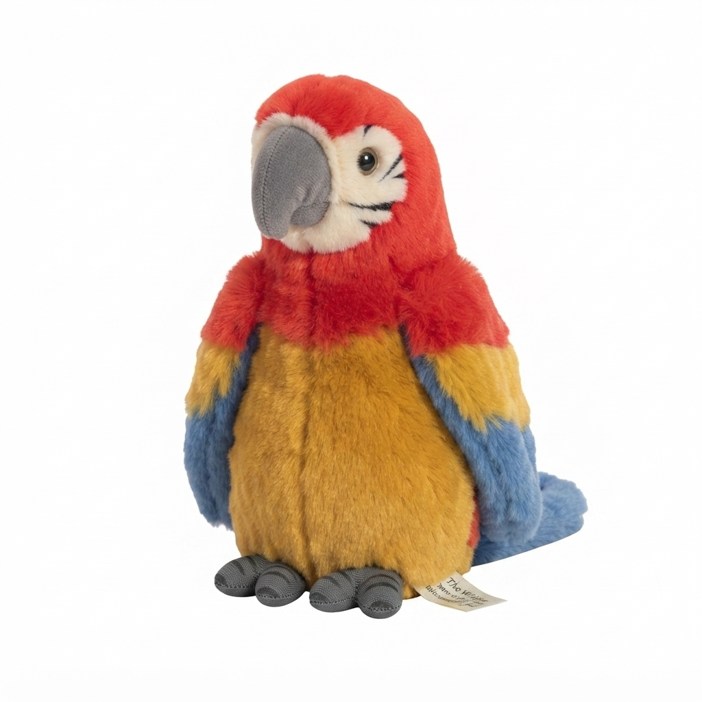 Electronic Talking Parrot Toy - Repeat-Back Interactive Plush Toy, Fun Learning Companion & Voice-Mimicking Gift for Kids