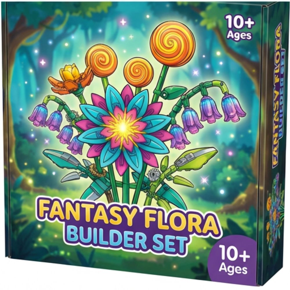 Flower Bouquet Bricks with LED lighting Kit, compatible with 10280 for Adults 856PCS