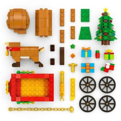 Christmas Building Sets, 478Pcs Christmas Reindeer, Tree, Gift Car Blocks Bricks Set for 6+ Kids Boys Girls Birthday Xmas Gifts