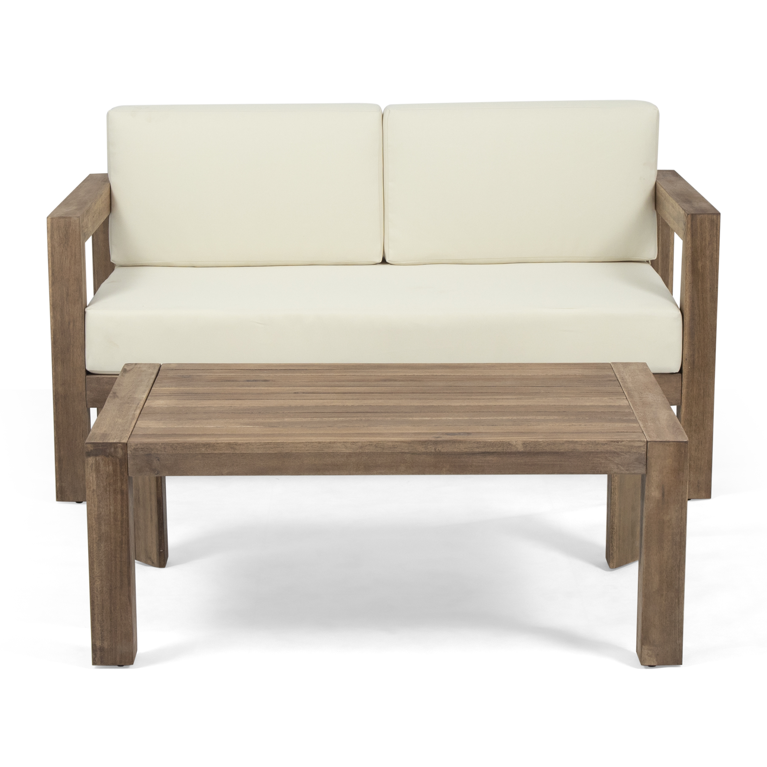 Genser Loveseat & Coffee Table
