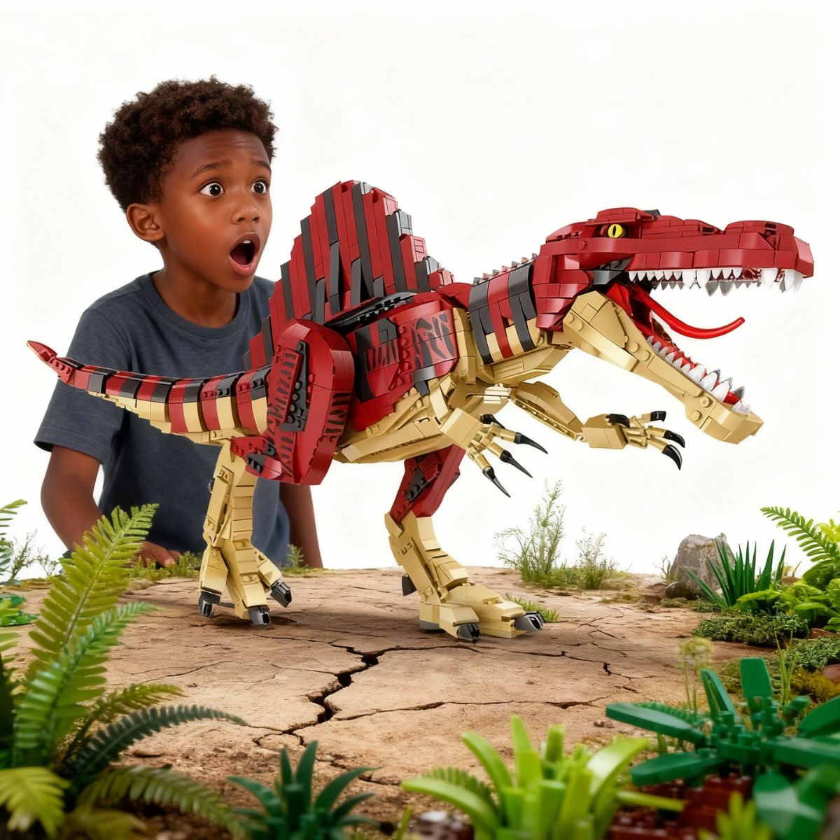 2005Pcs Blocks Building Set for 6+ Years Old Fans of Jurassic Theme & Prehistoric World, Gift Toy for Boys and Girls