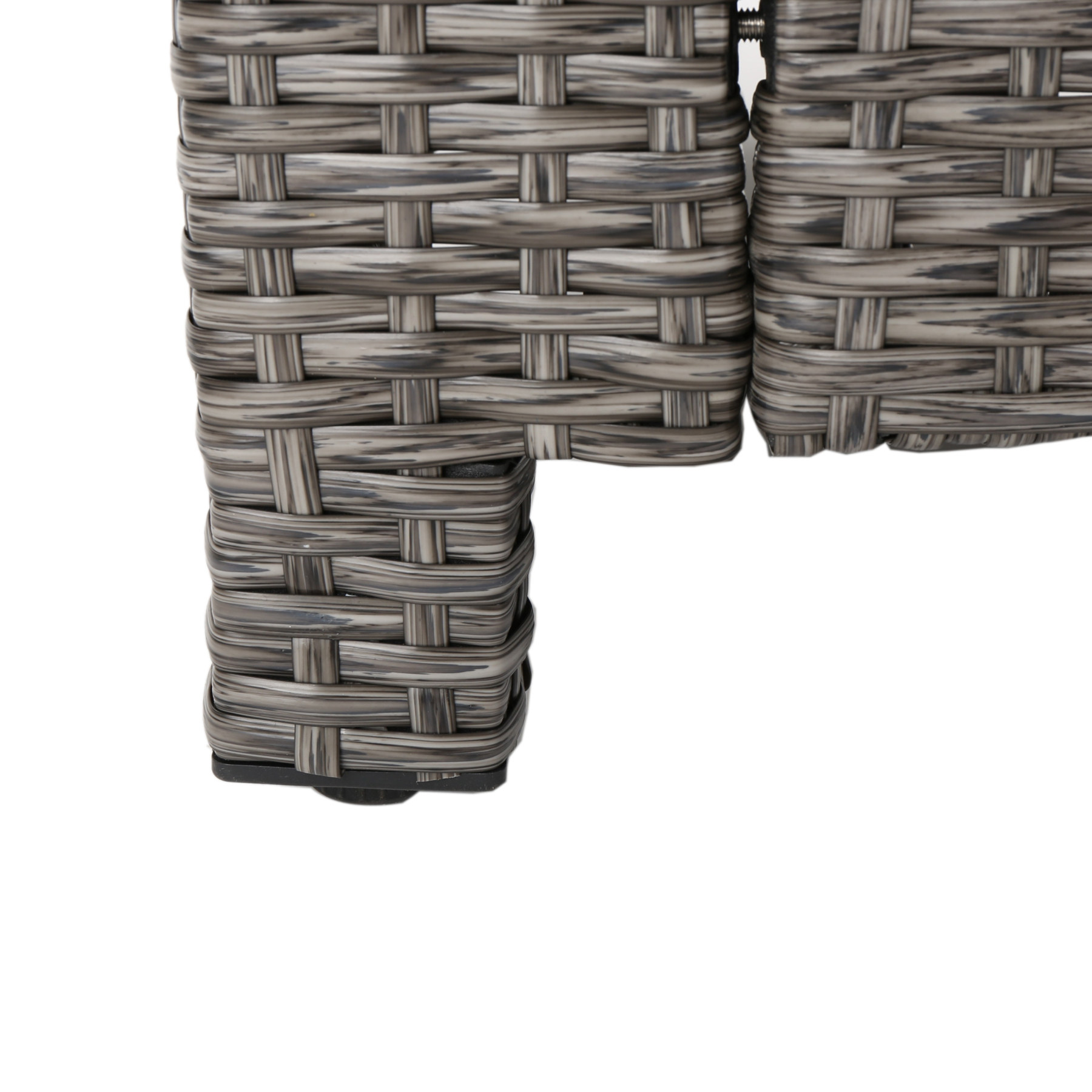 4-Piece Patio Wicker Sofa Set – Loveseat + 2 Club Chairs + Table – All-Weather, Water-Resistant Outdoor Furniture
