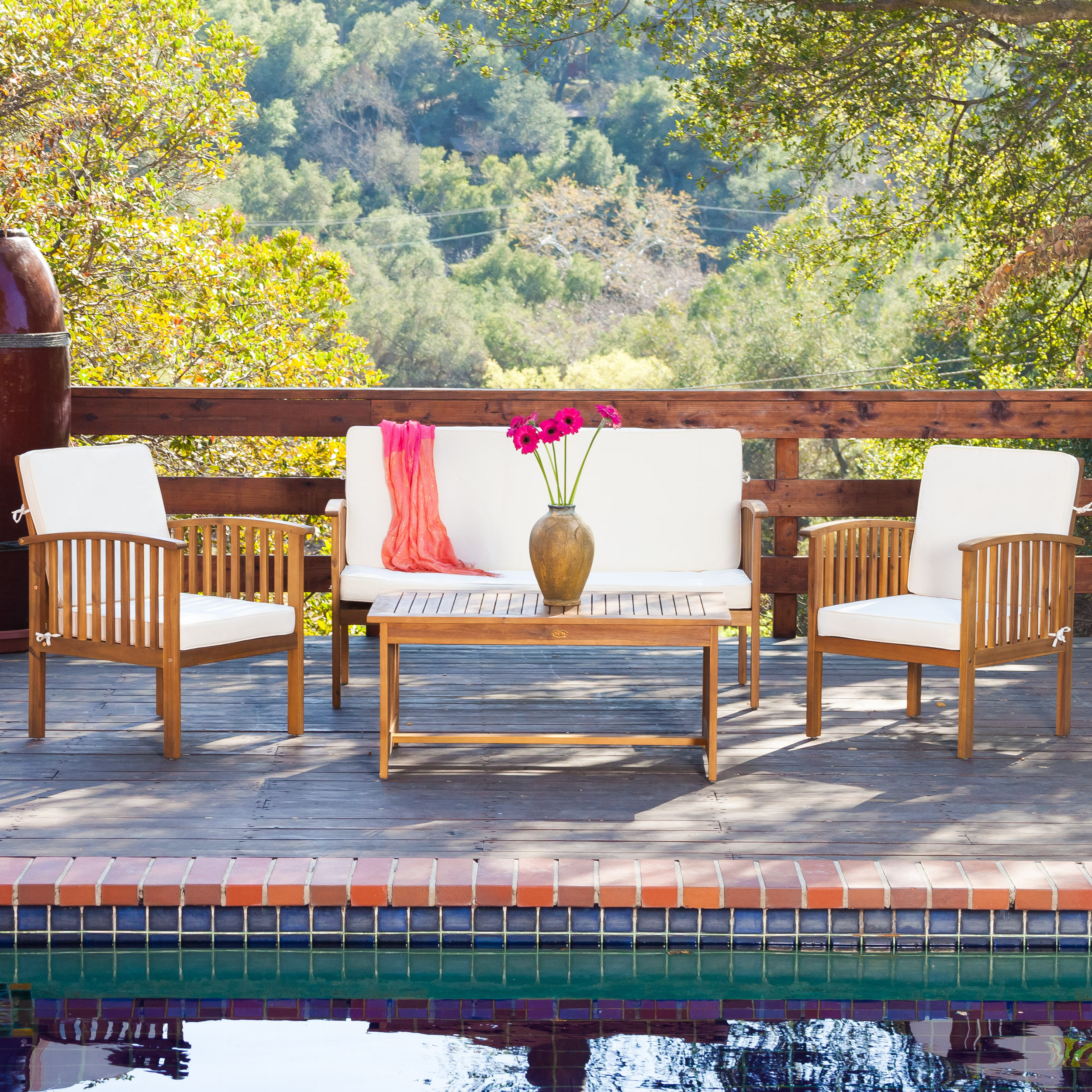 4PC Chat Set Outdoor Furniture Ourdoor Sofa Furniture Sets