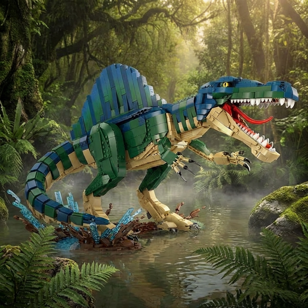 2005Pcs Blocks Building Set for 6+ Years Old Fans of Jurassic Theme & Prehistoric World, Gift Toy for Boys and Girls