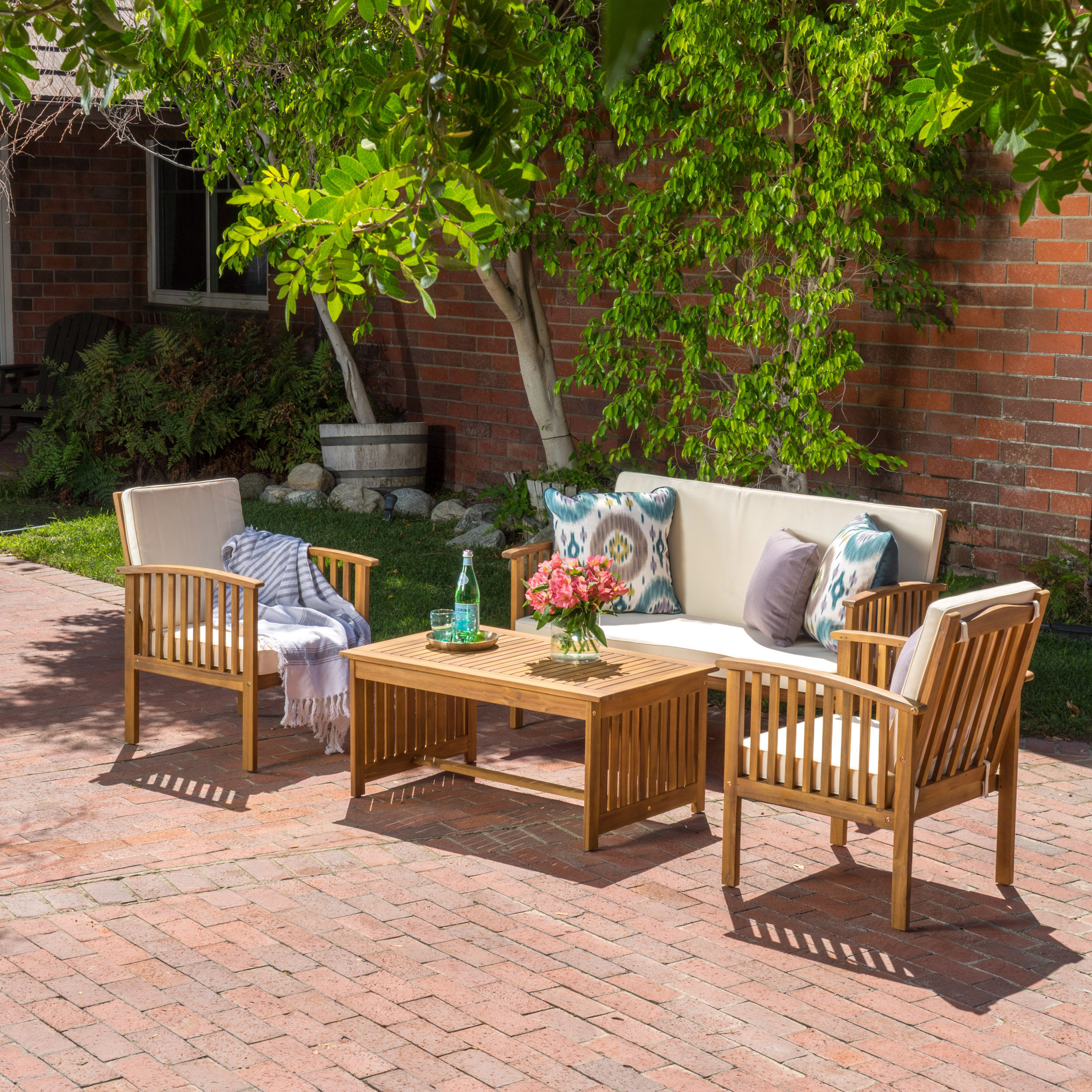 4PC Chat Set Outdoor Furniture Ourdoor Sofa Furniture Sets