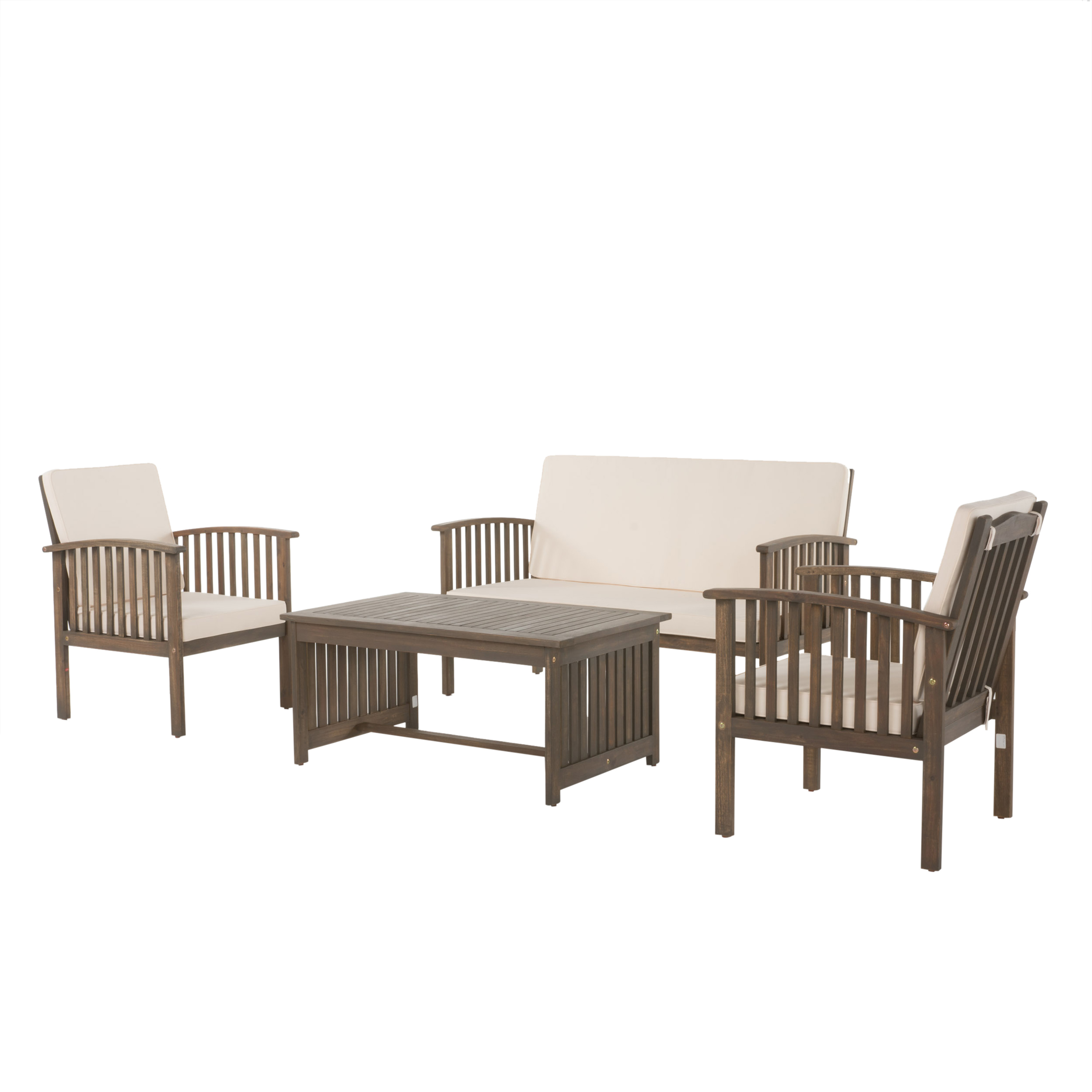 4PC Chat Sets Ourdoor Patio Furniture Sets Outdoor Sofa