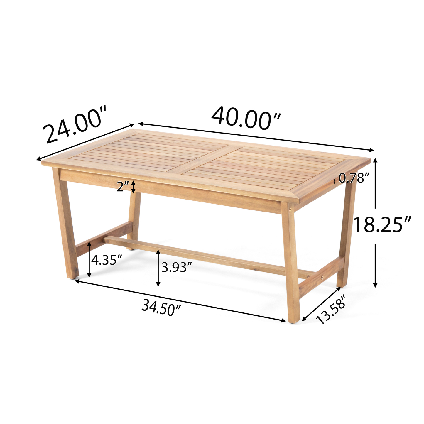 4-Piece Acacia Wood Patio Chat Set Outdoor Conversation Set with Loveseat 2 Club Chairs Coffee Table Weather-Resistant Water-Resistant Gray Polyester Cushions for Backyard Deck Poolside Entertaining