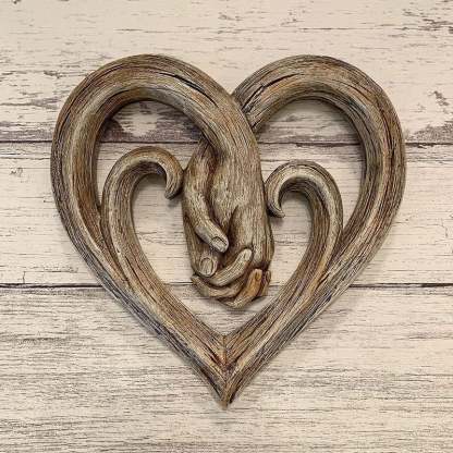 💞Heart Holding Hands Wall Decor - Forever Love
