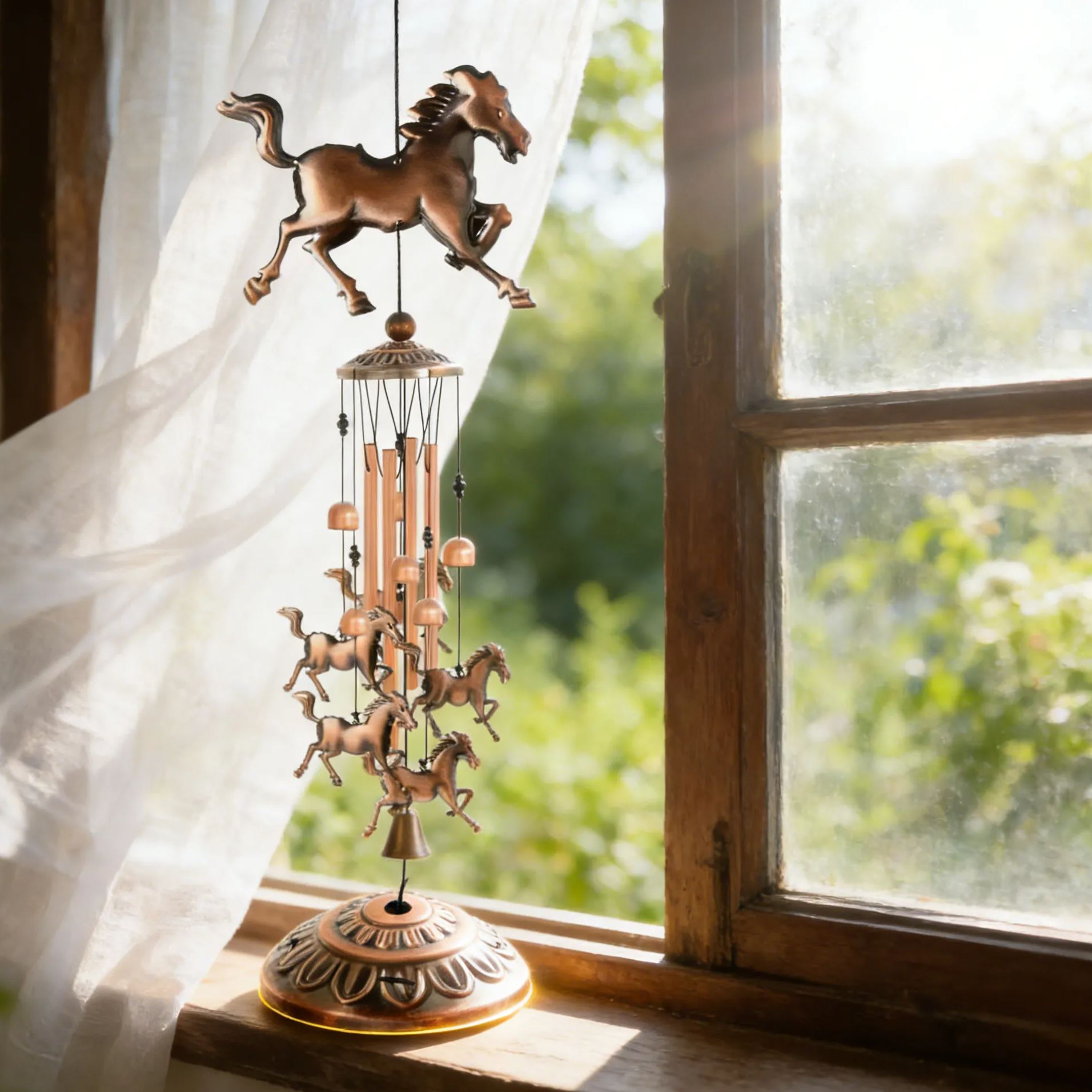 Pure Handmade Copper Horse Wind Chimes(Buy 2 Free Shipping)