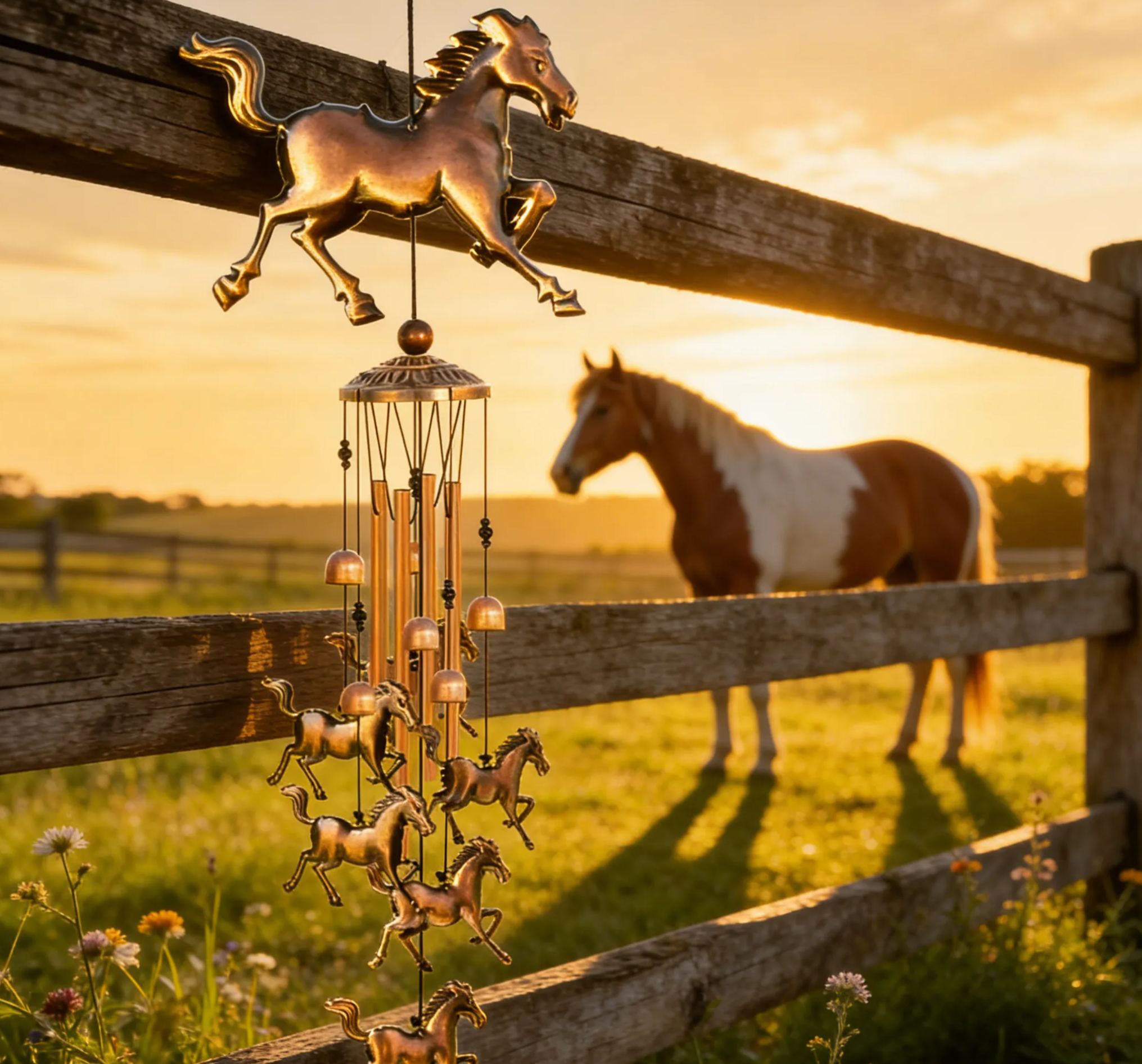 Pure Handmade Copper Horse Wind Chimes(Buy 2 Free Shipping)