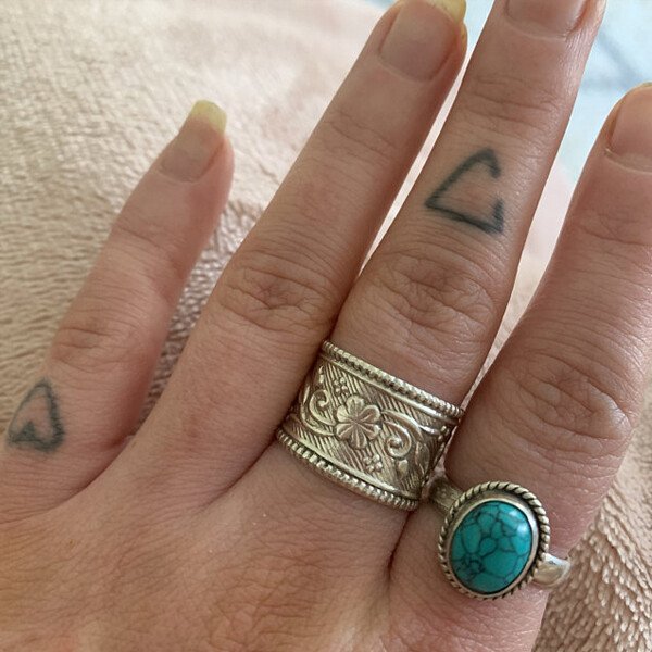 Handcrafted Boho Silver Ring