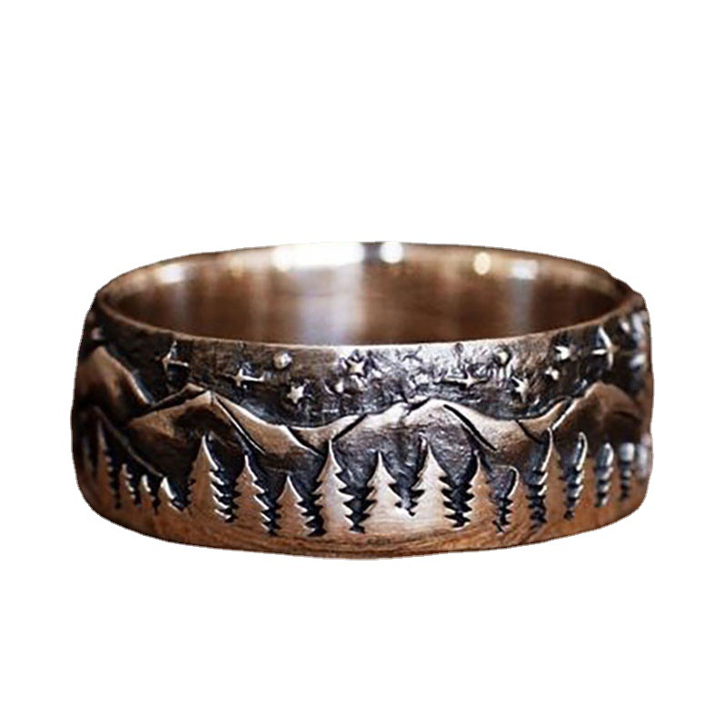 925 Bear Walks Through Forest Ring