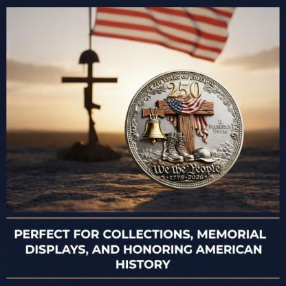 🔥Last Day 60% OFF 🔥Honor America’s Heroes – 250 Years of Freedom Veteran Tribute Coin