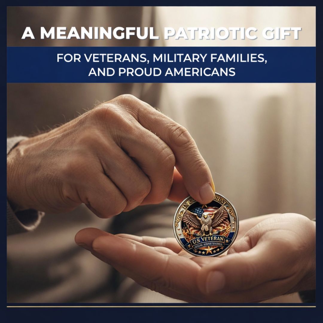 🔥Last Day 60% OFF 🔥Honor America’s Heroes – 250 Years of Freedom Veteran Tribute Coin