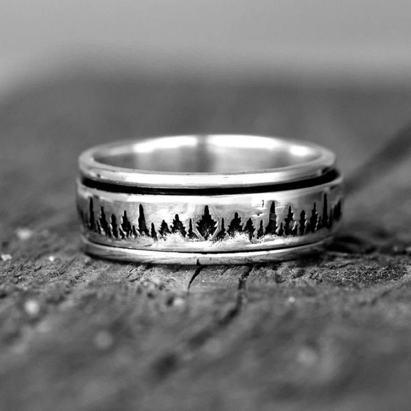 Jungle Memory Silver Ring