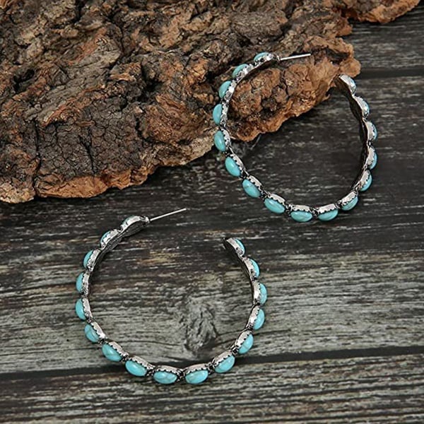 925 Vintage Turquoise Earrings