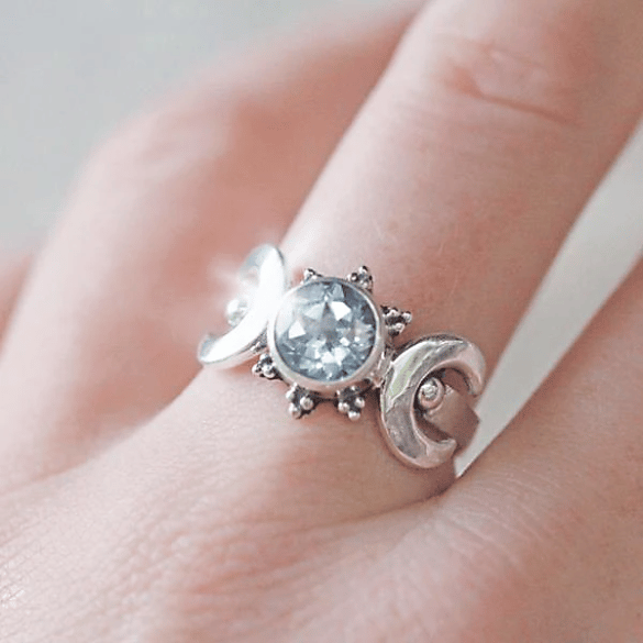 The Mystic Moon Goddess Ring