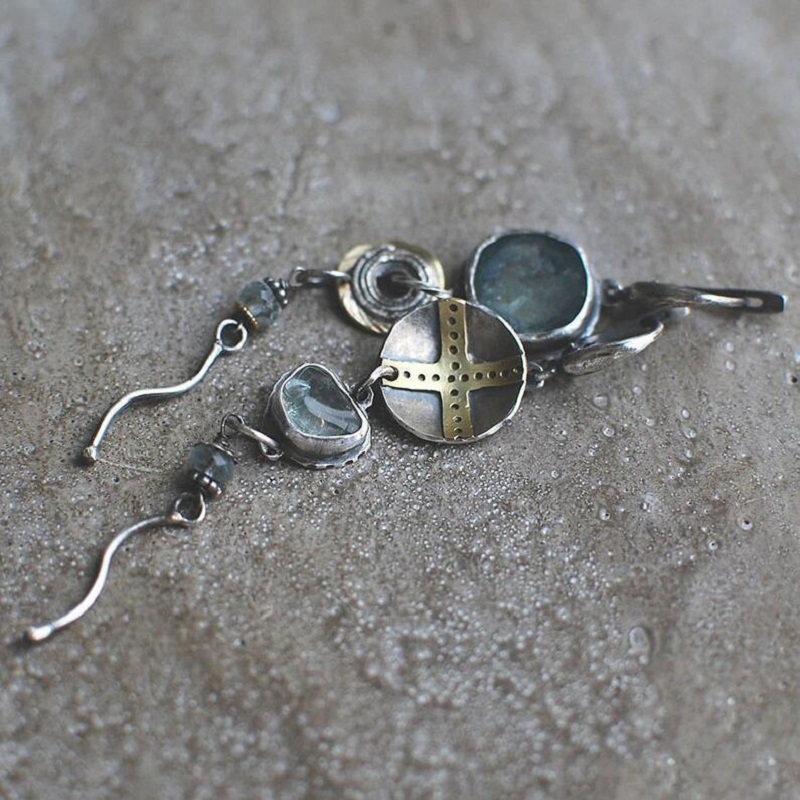 Asymmetric Long Earrings