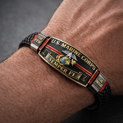 U.S. Marine Corps “Semper Fi” Bracelet, 🔥Buy 2 FREE SHIPPING!