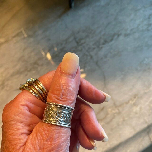 Handcrafted Boho Silver Ring