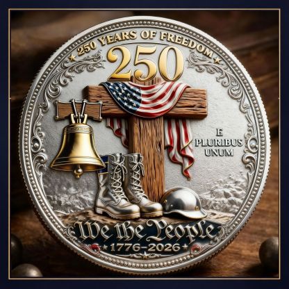 🔥Last Day 60% OFF 🔥Honor America’s Heroes – 250 Years of Freedom Veteran Tribute Coin