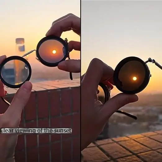 🔥Last Day 48% OFF-Adjustable round polarized sunglasses – 1-9 stops