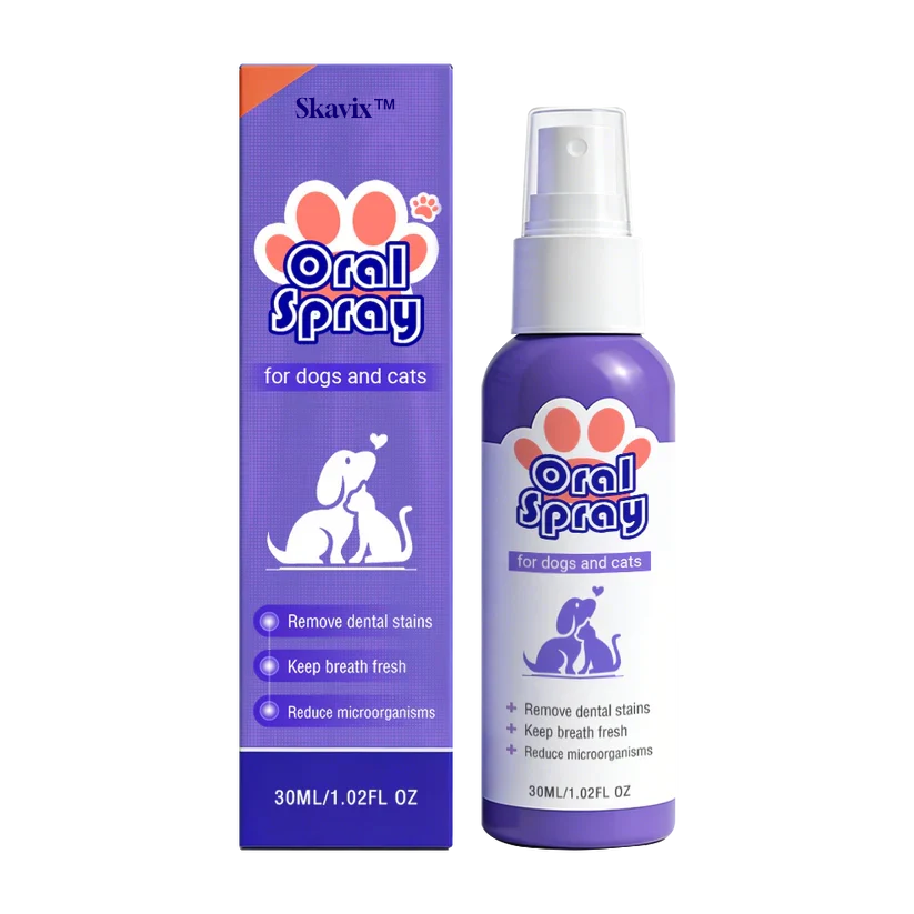 Velunax™ Pet Oral Spray ✅FDA Approved | Freshen Breath, Remove Tartar & Promote gum regeneration, stabilize teeth 🦷🦷