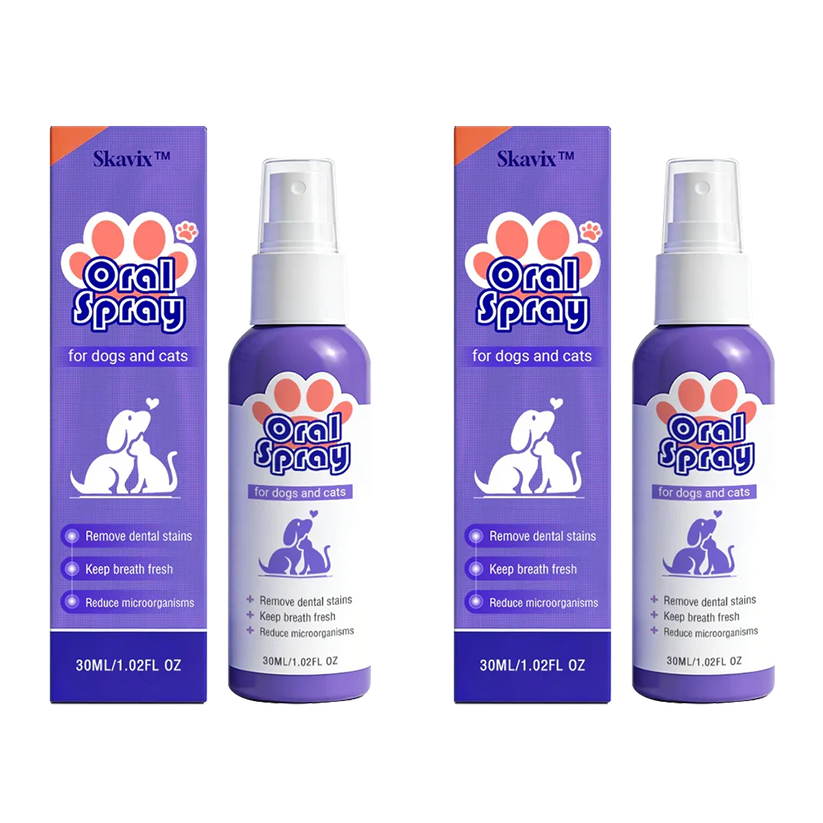 Velunax™ Pet Oral Spray ✅FDA Approved | Freshen Breath, Remove Tartar & Promote gum regeneration, stabilize teeth 🦷🦷
