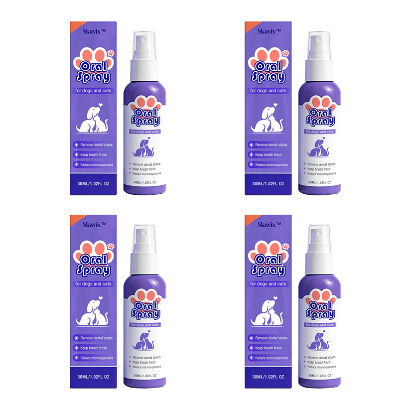 Velunax™ Pet Oral Spray ✅FDA Approved | Freshen Breath, Remove Tartar & Promote gum regeneration, stabilize teeth 🦷🦷