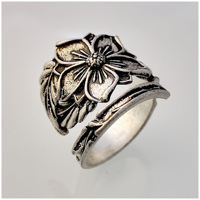925 Blooming Flower Ring