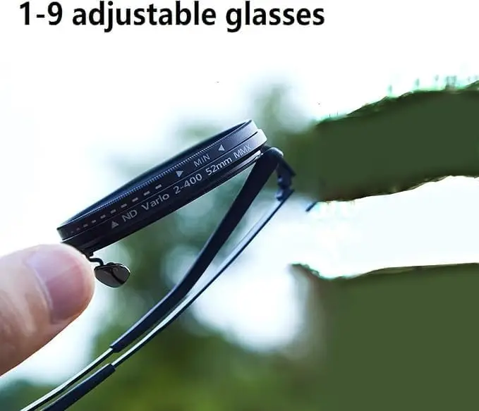 🔥Last Day 48% OFF-Adjustable round polarized sunglasses – 1-9 stops