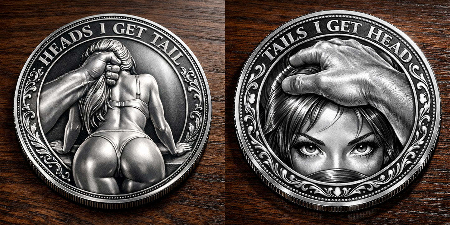 Funny Heads and Tails Coins Commemorative Coin