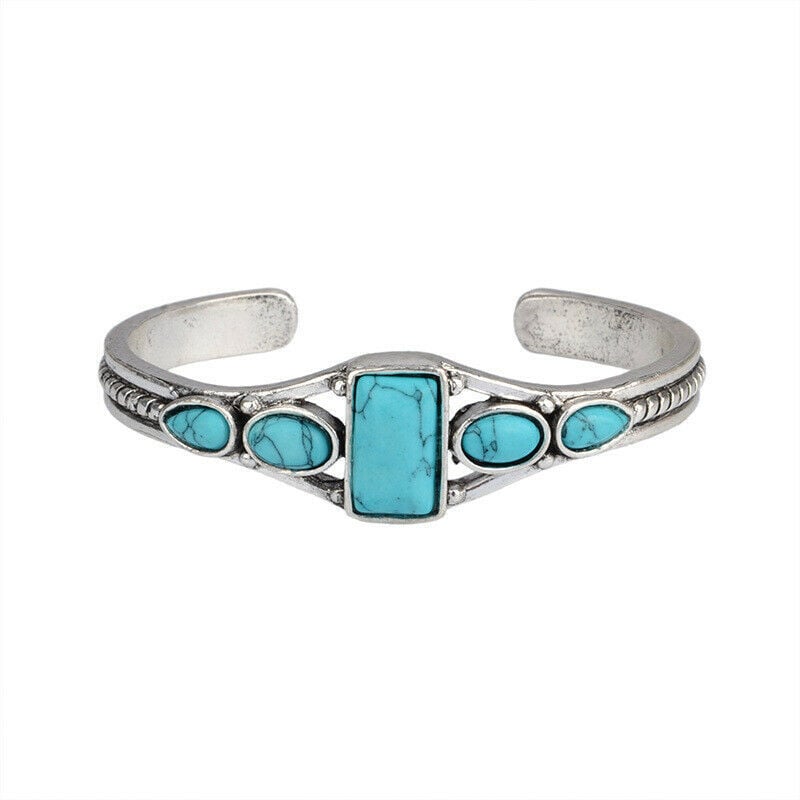 925 Turquoise Inlay Bracelet