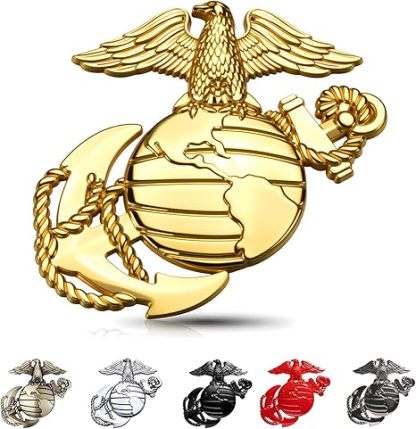  250th Anniversary U.S. Marine Corps Metal Cars Emblem