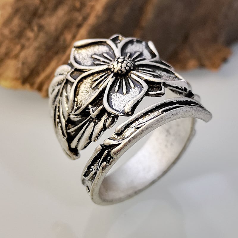 925 Blooming Flower Ring