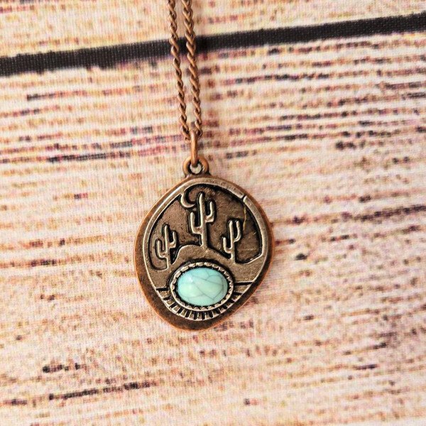 Bohemian Turquoise Jewelry Cactus Jewelry