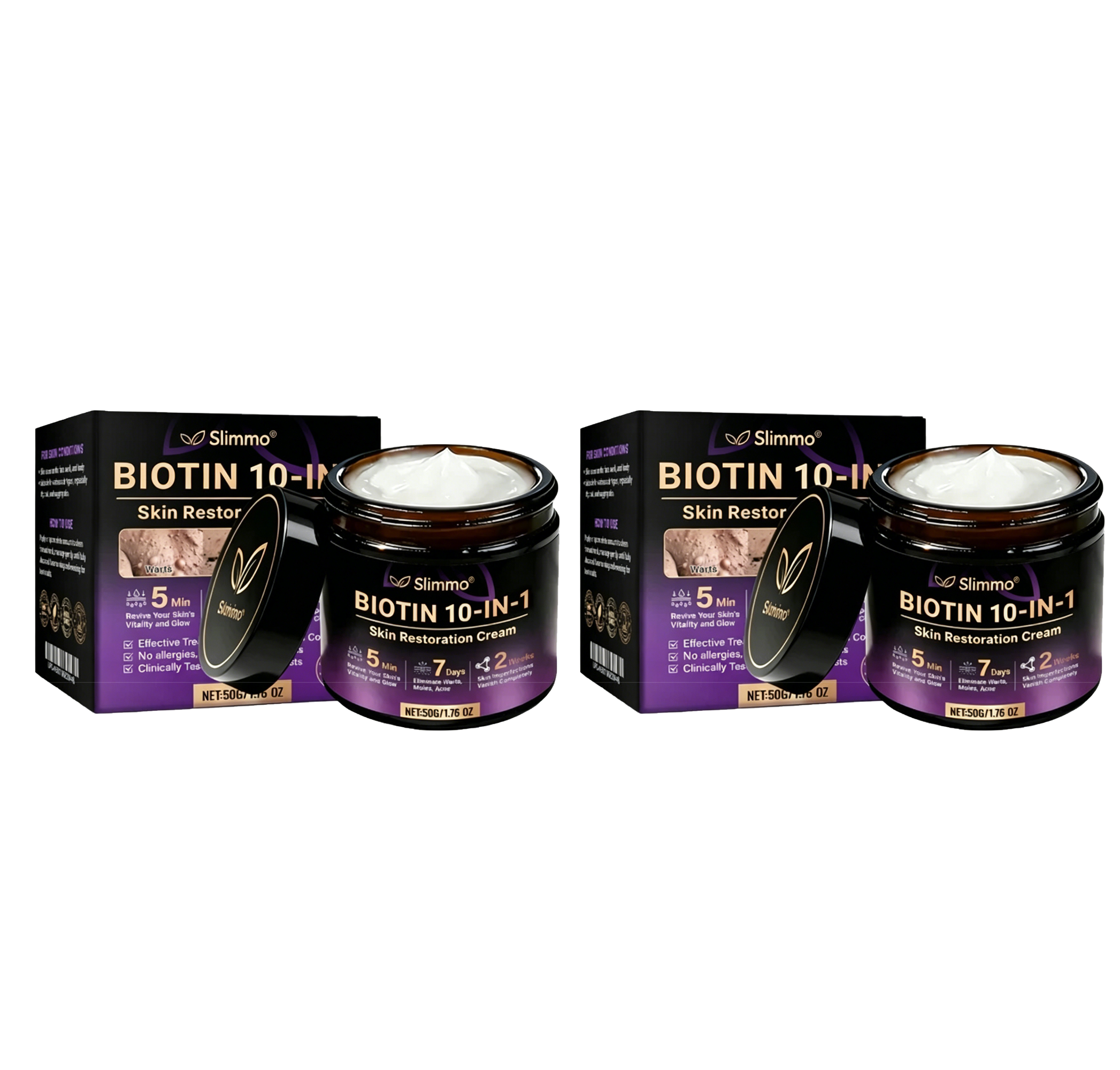 Made and Shipped from USA ✨QIAWI® Biotin 10-in-1 Skin Restoration Cream 🍀