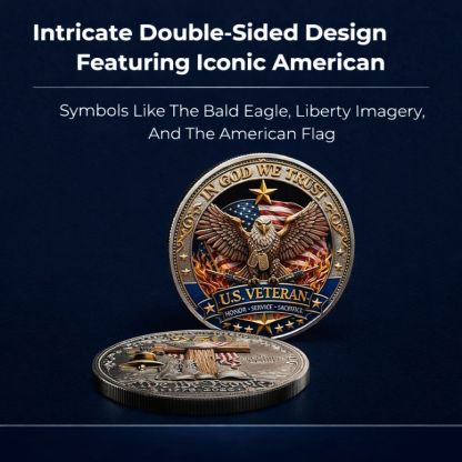 🔥Last Day 60% OFF 🔥Honor America’s Heroes – 250 Years of Freedom Veteran Tribute Coin