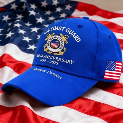 🚤 U.S. Coast Guard 235th Anniversary Commemorative Cap🎁With 1 Free USCG Coin 🪙-Buy More Save More