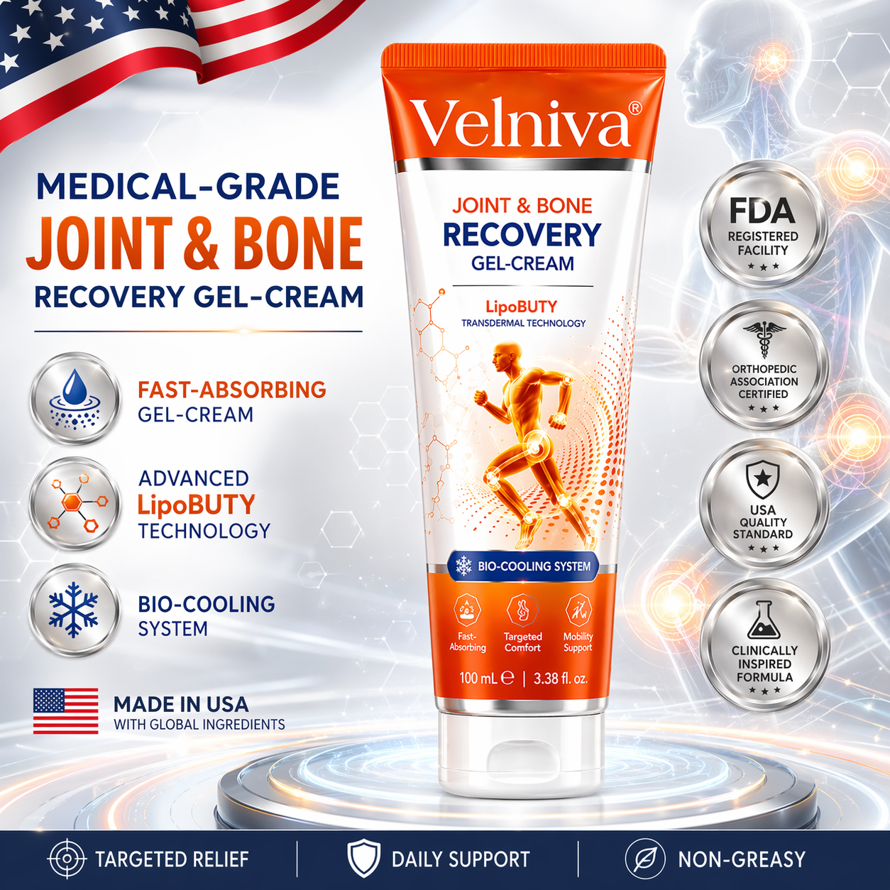 ⚕️Velunax® Professional Joint & Bone Recovery Cream👨‍⚕️ Harnessing Nano-Peptide Tech to Heal Bones and Relieve Pain.