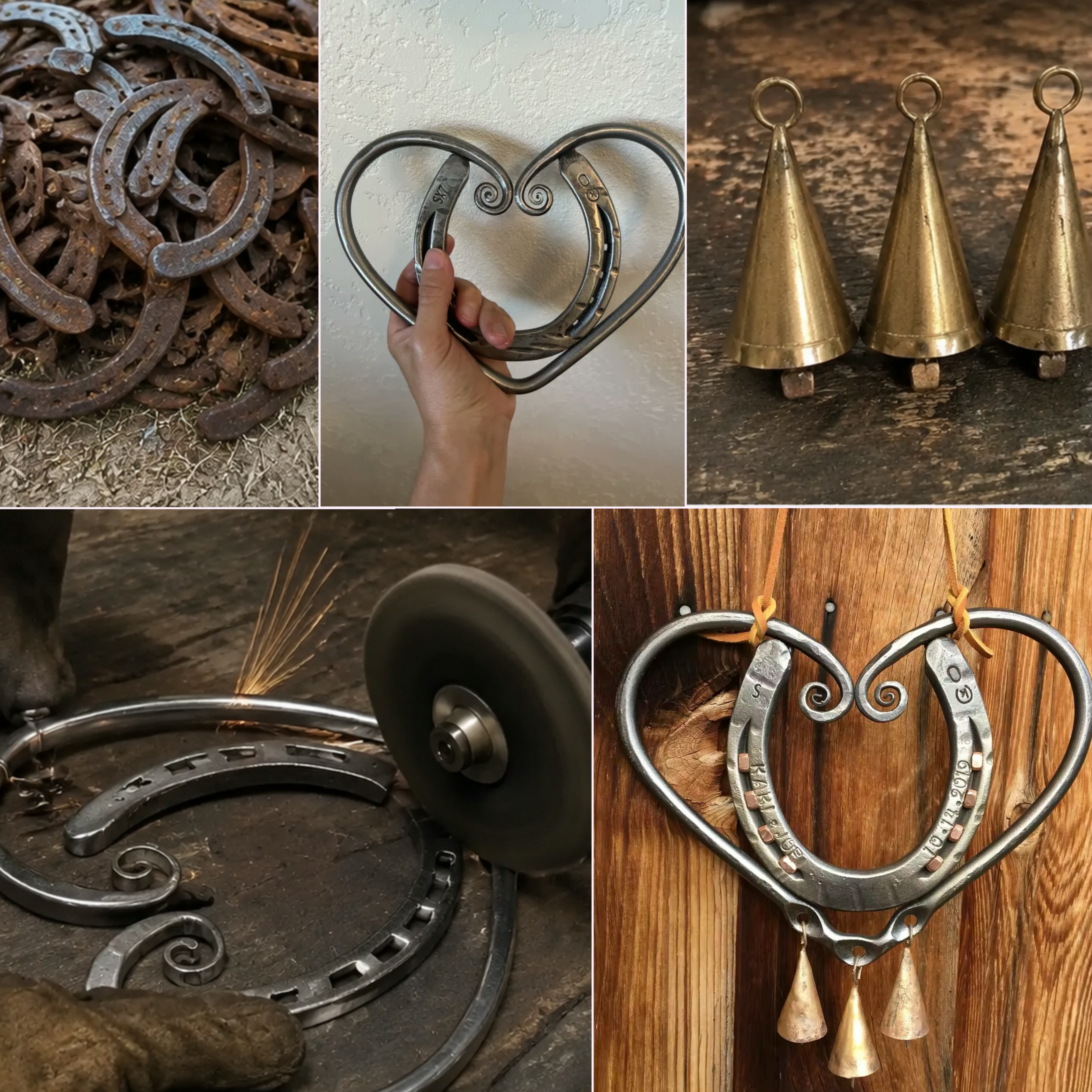 Real horseshoe material
