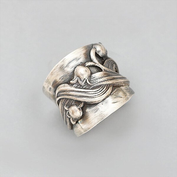 Sterling Silver Lily Flower Ring